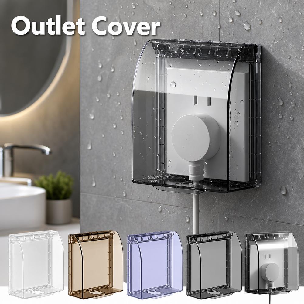 Electrical Outlet Cover - Cache-prise de protection auto-adhésif étanche de