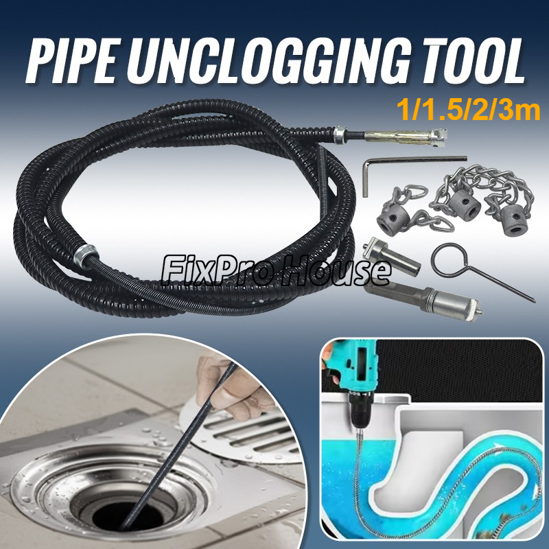 Outil de dragage de tuyaux éle - Plumbing Snake Drain avis et prix