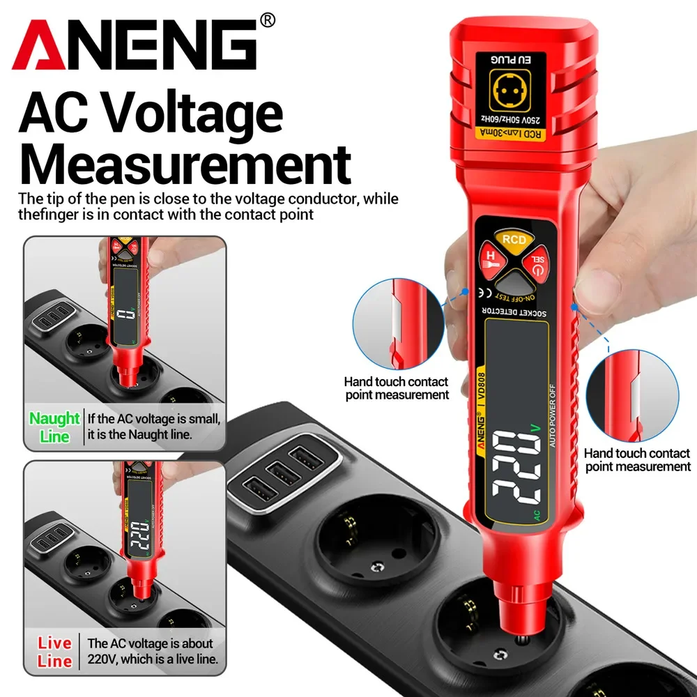 ANENG VD808 testeur de prise n - Circuit Breaker Finder avis et prix