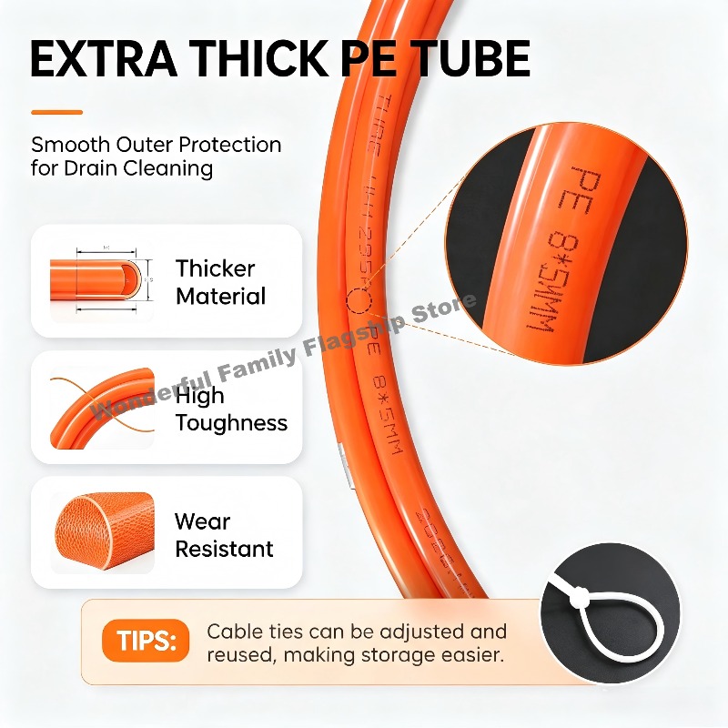 Kit de déboucheur flexible pou - Plumbing Snake Drain avis et prix