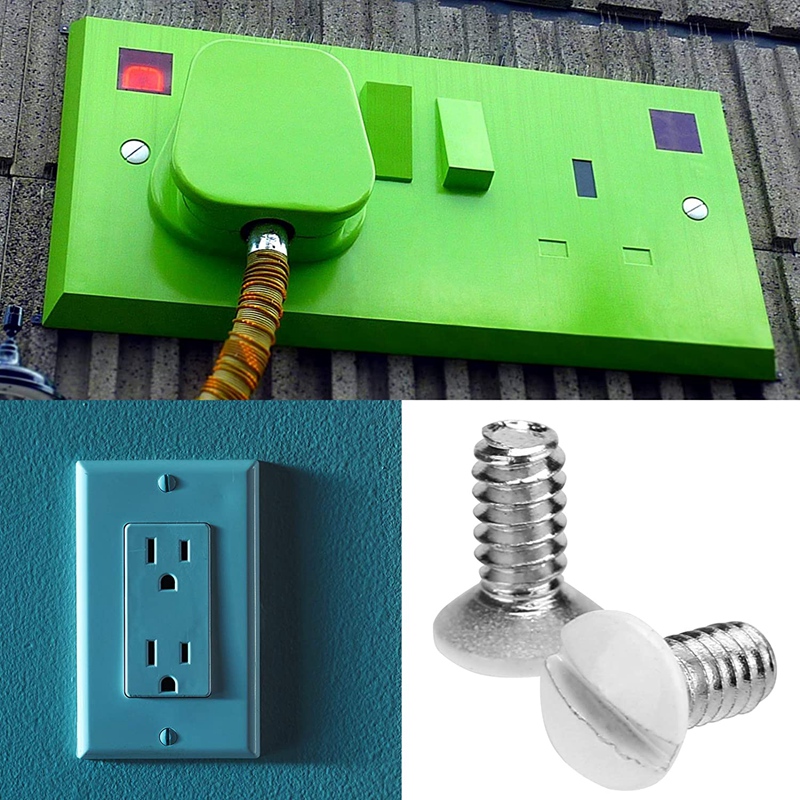 240 vis électriques blanches d - Electrical Outlet Cover avis et prix
