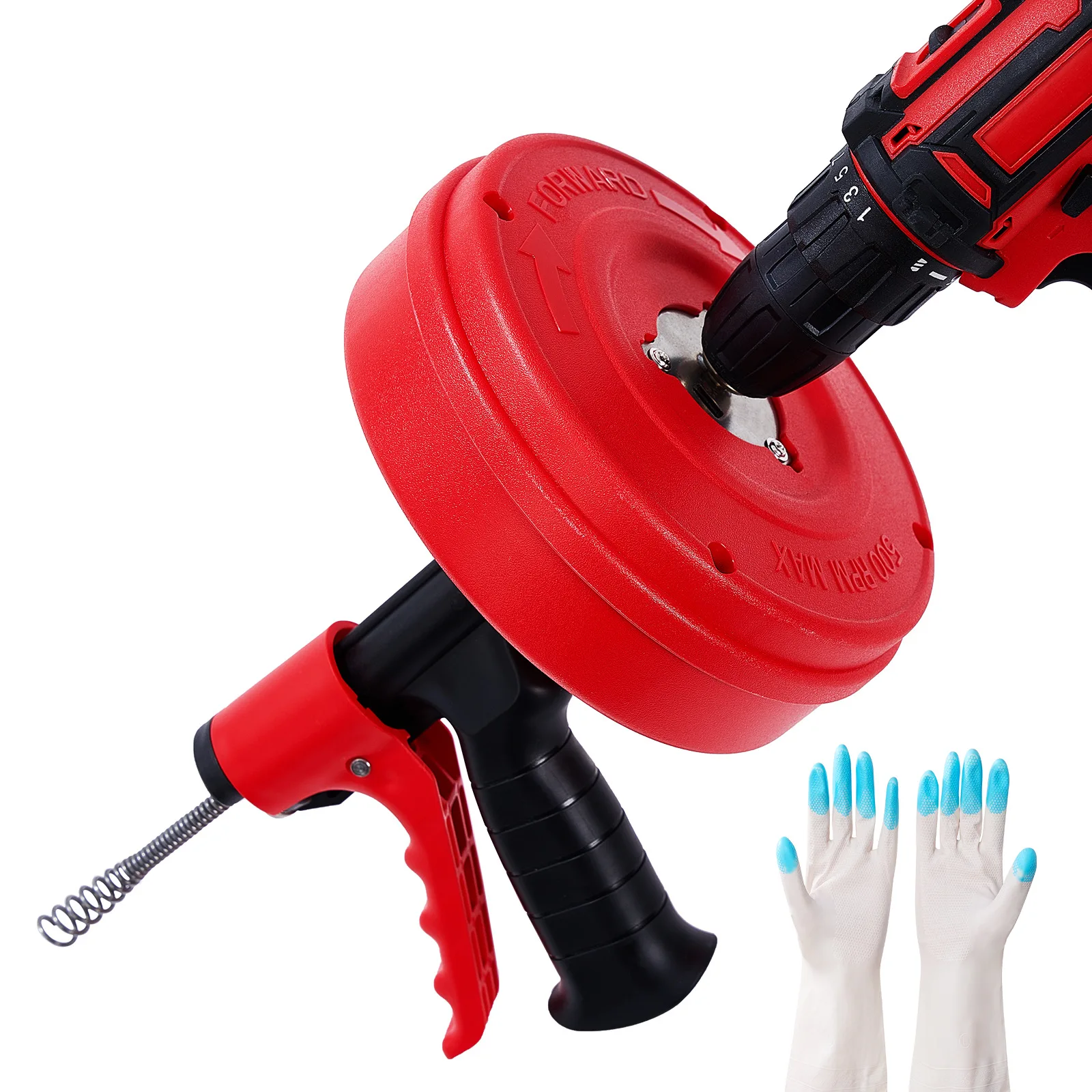 Spirale de nettoyage de canali - Plumbing Snake Drain avis et prix